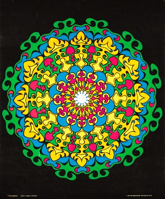 Lot 95 - THIRD EYE PUBLISHED ORIGINAL BLACKLIGHT POSTERS.