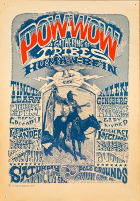 Lot 99 - RICK GRIFFIN - 'POW WOW' - 1967