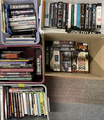 Lot 94 - BOB DYLAN RELATED BOOKS.