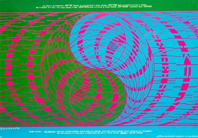 Lot 148 - VICTOR MOSCOSO - HORNS OF PLENTY - ORIGINAL FD67 - 1967 POSTER.