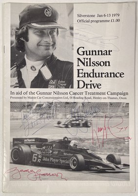 Lot 319 - THE BEATLES - GEORGE HARRISON / IAN ANDERSON AND MORE - MULTI-SIGNED CHARITY PROGRAMME.