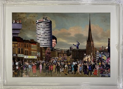 Lot 23A - COLD WAR STEVE (BRITISH, 1949-) -'BENNY'S BABBIES' PRINT.