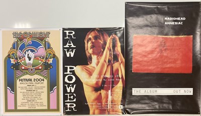 Lot 98 - INDIE / ROCK POSTERS - RADIOHEAD/ISLE OF WIGHT FESTIVAL