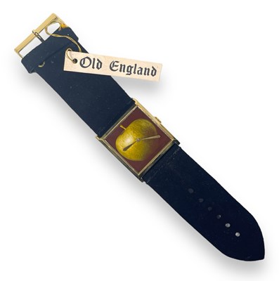 Lot 337 - CIRCA 1970 OLD ENGLAND 'APPLE' WATCH.