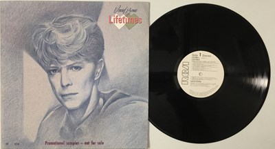 Lot 32 - DAVID BOWIE - LIFETIMES LP (ORIGINAL UK 1983 PROMO COPY - LIFETIMES 1)