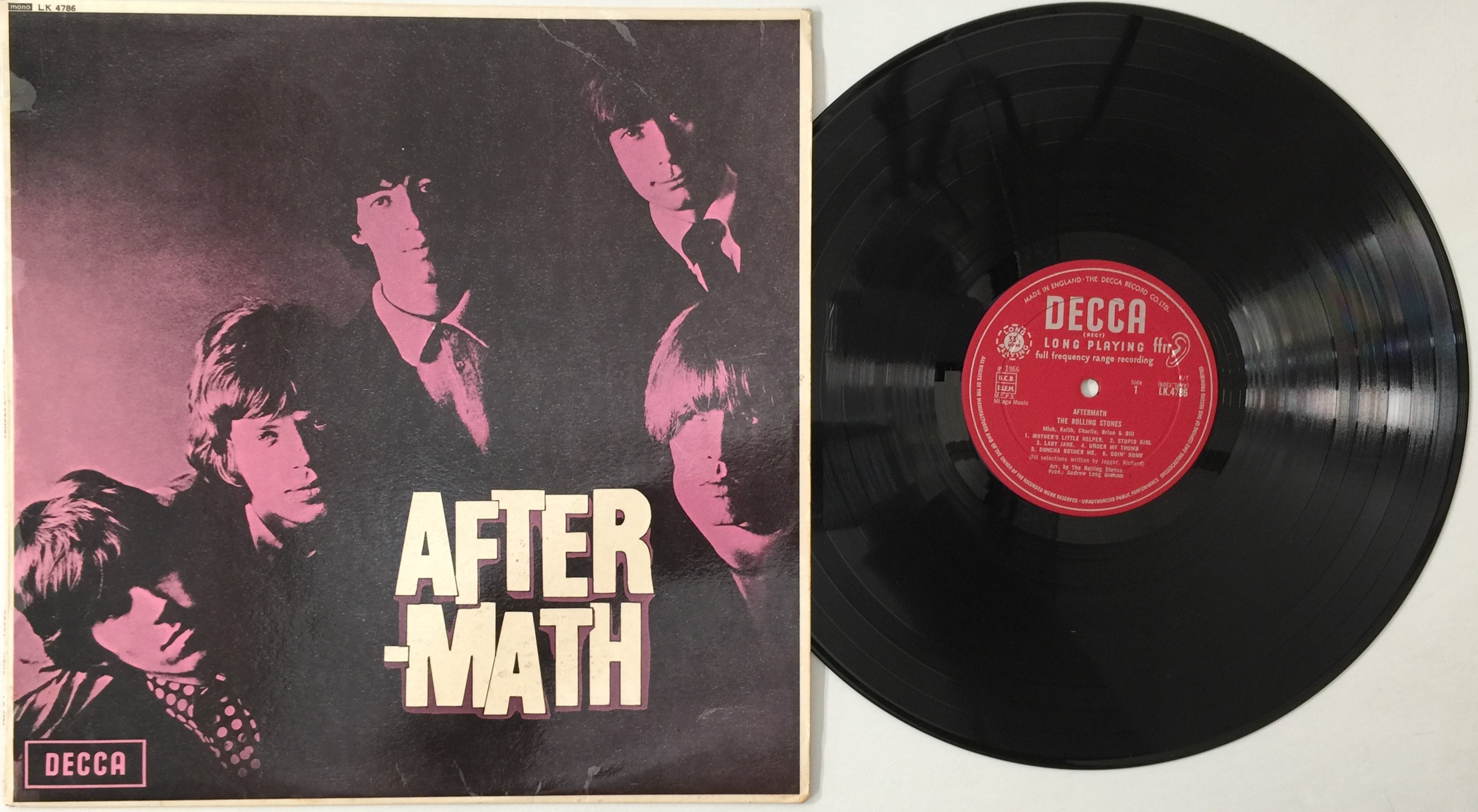Lot 6 - THE ROLLING STONES - AFTERMATH LP (ORIGINAL UK