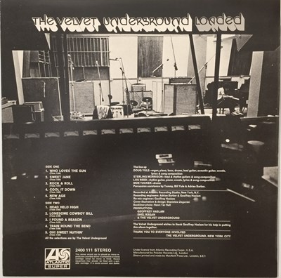 Lot 14 - THE VELVET UNDERGROUND - LOADED LP (UK ORIGINAL - ATLANTIC PLUM/ RED - 2400111)