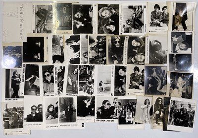 Lot 289 - THE BEATLES - ORIGINAL JOHN LENNON PRESS/PROMO PHOTOS.