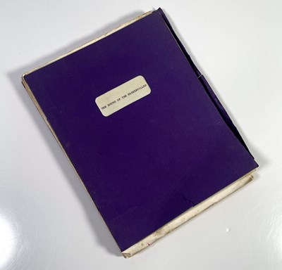 Lot 215 - SHERLOCK HOLMES - THE HOUND OF THE BASKERVILLES (1978) REHEARSAL SCRIPT.