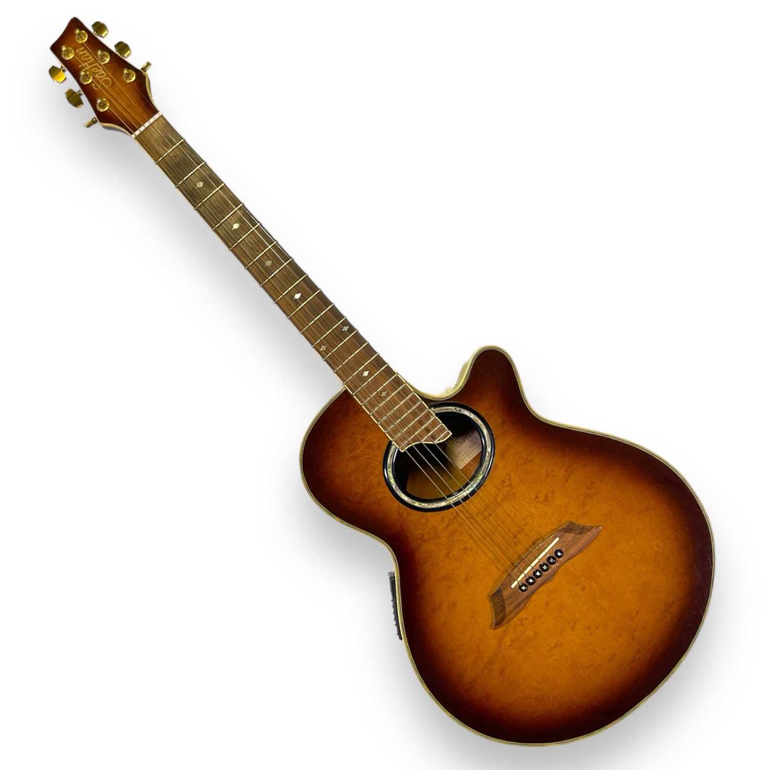 Lot 36 - SAEHAN SSC75 SEMI-ACOUSTIC GUITAR.