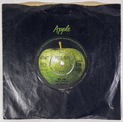 Lot 326 - THE BEATLES - COPY OF 'HEY JUDE' SIGNED BY RINGO STARR AND GEORGE HARRISON.