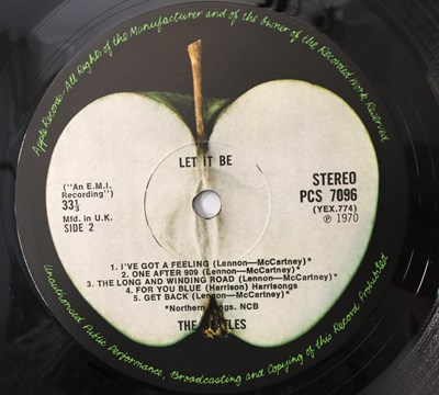 Lot 14 - THE BEATLES - LET IT BE BOX LP w/ BOOKLET (PXS 1)