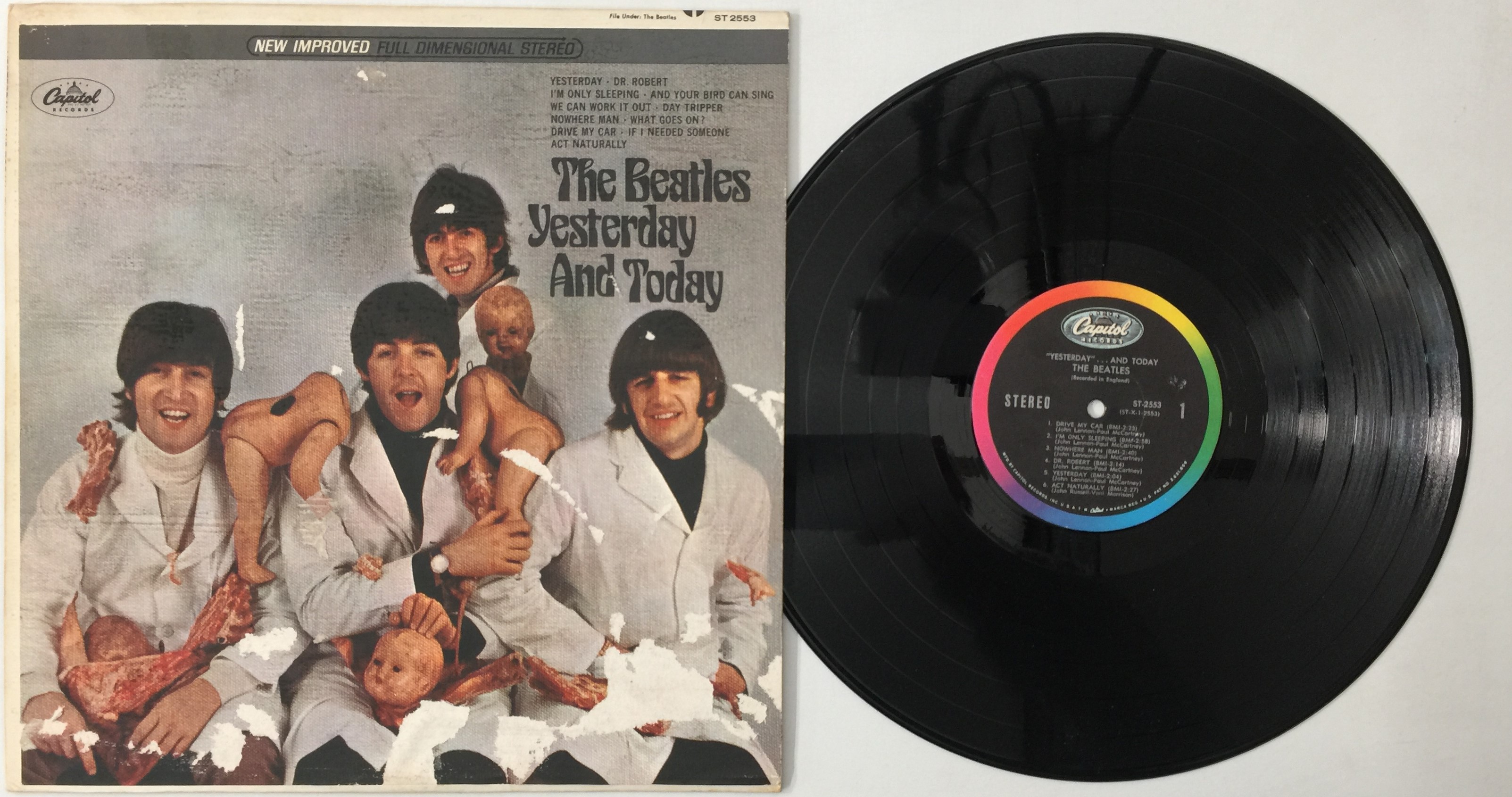 Lot 29 - THE BEATLES - YESTERDAY AND TODAY LP (US
