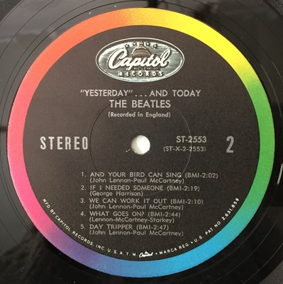Lot 29 - THE BEATLES - YESTERDAY AND TODAY LP (US STEREO THIRD STATE BUTCHER SLEEVE - CAPITOL - ST-2553)