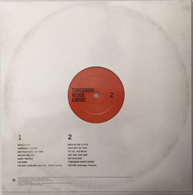 Lot 32 - THE BEATLES - TOMORROW NEVER KNOWS LP (2012 APPLE RECORDS PROMO)