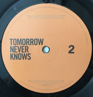 Lot 32 - THE BEATLES - TOMORROW NEVER KNOWS LP (2012 APPLE RECORDS PROMO)