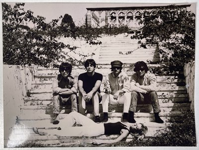 Lot 299 - THE BEATLES - A RARELY SEEN ORIGINAL PHOTO PRINT - BAHAMAS 1965.
