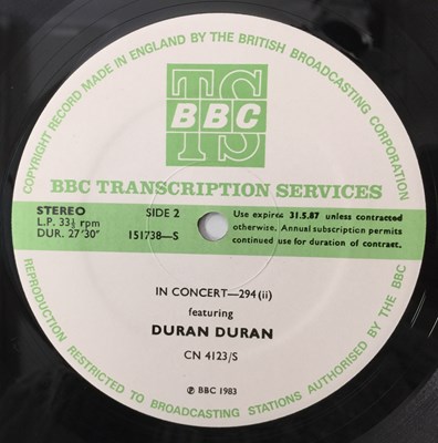 Lot 154 - DURAN DURAN - IN CONCERT-294 LP (BBC TRANSCIPTION SERVICES - CN 4123/S)