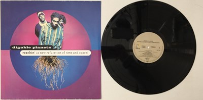 Lot 8 - DIGABLE PLANETS - REACHIN' (A NEW REFUTATION OF TIME AND SPACE) LP (EUROPEAN ORIGINAL - ELEKTRA - EKT 115)