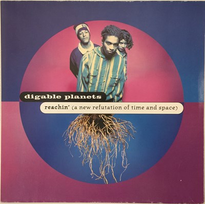 Lot 8 - DIGABLE PLANETS - REACHIN' (A NEW REFUTATION OF TIME AND SPACE) LP (EUROPEAN ORIGINAL - ELEKTRA - EKT 115)