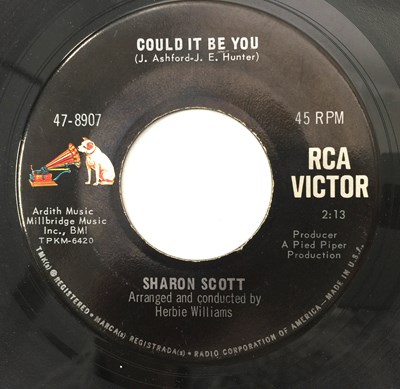Lot 14 - SHARON SCOTT - COULD IT BE YOU/ I'D LIKE TO KNOW 7" (US NORTHERN - RCA - 47-8907)
