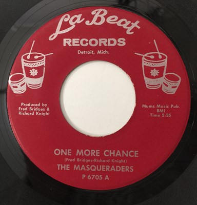 Lot 17 - THE MASQUERADERS - TOGETHER THAT'S THE ONLY WAY/ ONE MORE CHANCE 7" (US NORTHERN - LA BEAT RECORDS - P6705)