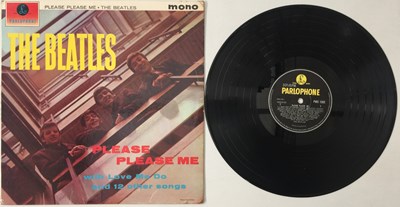 Lot 78 - THE BEATLES - PLEASE PLEASE ME LP (PMC 1202 - MONO 5TH PRESSING WITH Z ONLY TAX CODE)