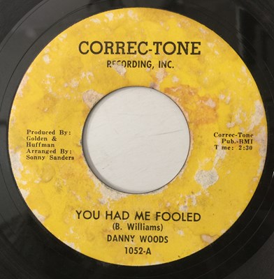Lot 68 - DANNY WOODS - YOU HAD ME FOOLED 7" (CORREC-TONE 1052)