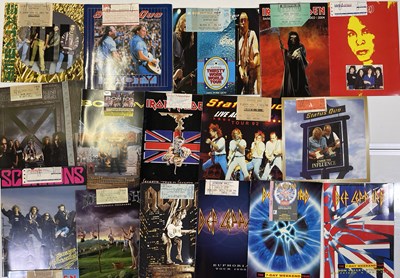 Lot 107 - METAL / HARD ROCK CONCERT PROGRAMMES AND TICKET ARCHIVE - 1980S-00S.
