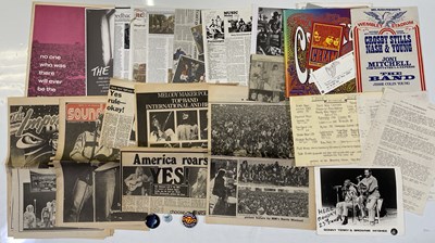 Lot 43 - MUSIC MEMORABILIA INC PROGRAMMES / TICKETS.