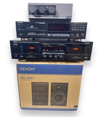 Lot 22 - AUDIO EQUIPMENT (CYRUS, DENON, SONY)