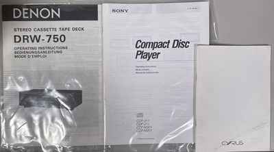 Lot 22 - AUDIO EQUIPMENT (CYRUS, DENON, SONY)