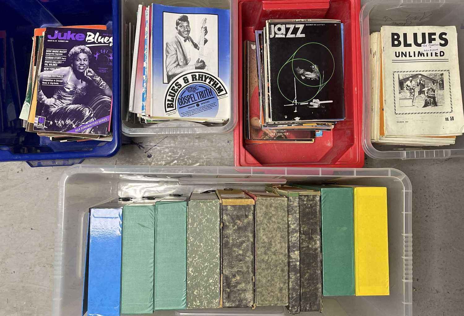 Lot 101 - COMPREHENSIVE COLLECTION OF BLUES / JAZZ MAGAZINES C 1967 - 2000S.