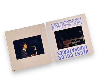 Lot 303 - THE BEATLES - ORIGINAL PAUL MCCARTNEY 1964/65 SLIDES WITH COPYRIGHT.
