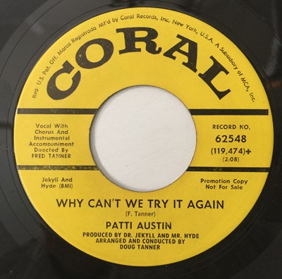 Lot 32 - PATTI AUSTIN - (I'VE GIVEN) ALL MY LOVE/ WHY CAN'T WE TRY IT AGAIN 7" (US PROMO - CORAL - 62548)