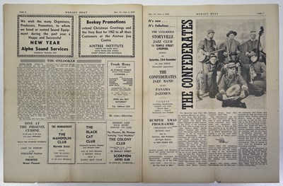 Lot 275 - ORIGINAL MERSEY BEAT NEWSPAPER - VOL 1 NUMBER 12 - BEATLES COVER.