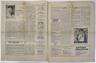 Lot 276 - ORIGINAL MERSEY BEAT NEWSPAPER - VOL 1 NUMBER 13 - BEATLES TOP POLL COVER.