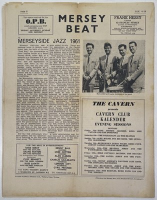 Lot 276 - ORIGINAL MERSEY BEAT NEWSPAPER - VOL 1 NUMBER 13 - BEATLES TOP POLL COVER.