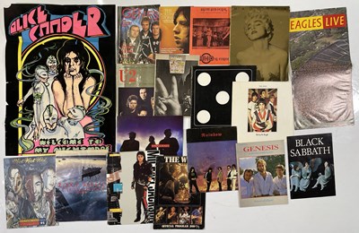 Lot 108 - CONCERT PROGRAMME COLLECTION INC ORIGINAL 70S ALICE COOPER BLACKLIGHT POSTER.