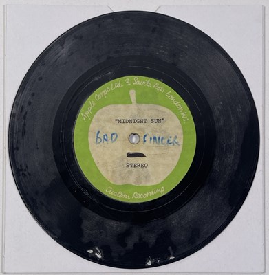 Lot 86 - BADFINGER - MIDNIGHT SUN 7" ACETATE (APPLE RECORDS)