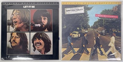 Lot 90 - THE BEATLES - ABBEY ROAD/ LET IT BE MFSL LP PACK
