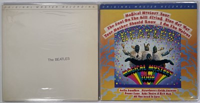 Lot 91 - THE BEATLES - WHITE ALBUM/ MAGICAL MYSTERY TOUR MFSL LP PACK