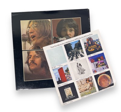 Lot 93 - THE BEATLES - LET IT BE BOX LP w/ BOOKLET (PXS 1)