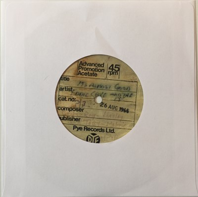 Lot 827 - EDDIE CAVE & THE FYX - IT'S ALMOST GOOD (7" ACETATE RECORDING)