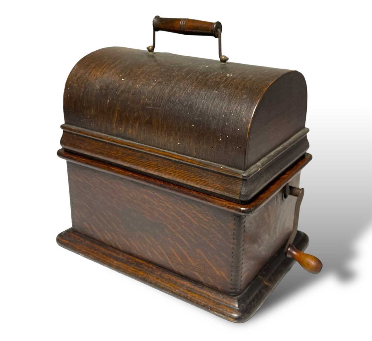 Lot 12 - ANTIQUE EDISON WAX CYLINDER PLAYER.