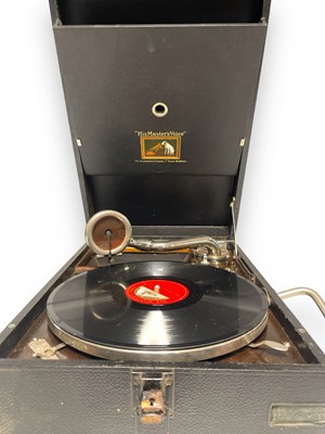 Lot 12 - ANTIQUE EDISON WAX CYLINDER PLAYER.