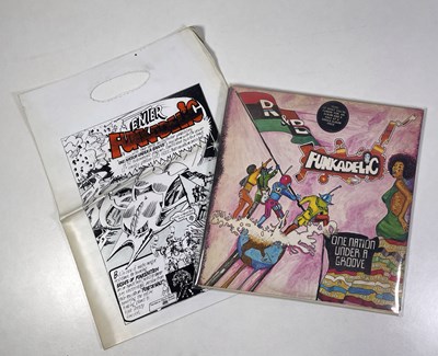 Lot 2270045 - FUNKADELIC - RARE ORIGINAL 'ONE NATION' PROMOTIONAL BAG.