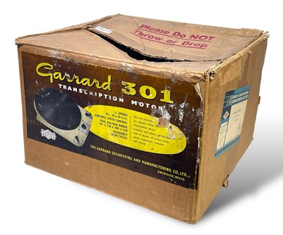 Lot 20 - GARRARD 301 TRANSCRIPTION TURNTABLE.
