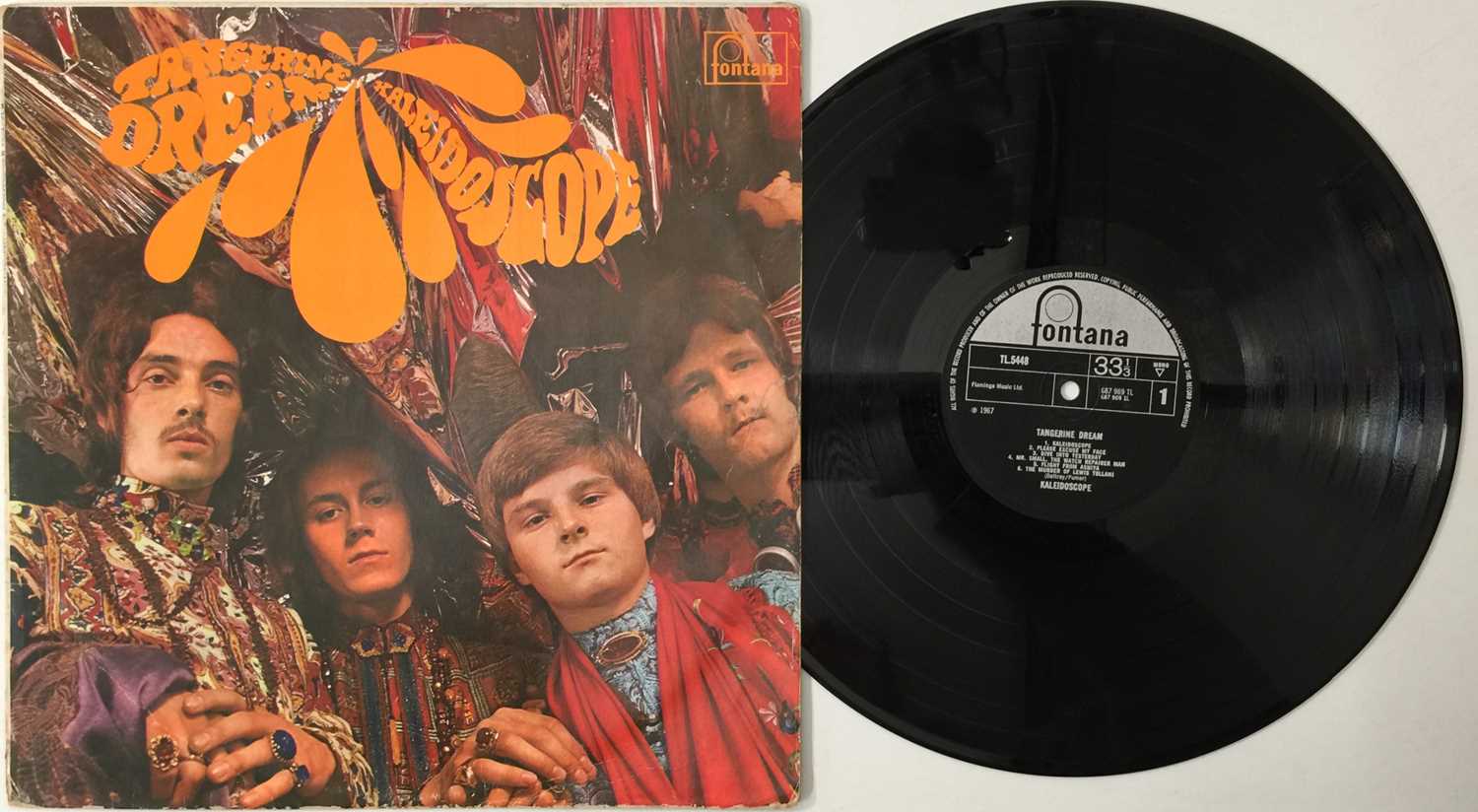Lot 2 - KALEIDOSCOPE - TANGERINE DREAM LP (UK MONO ORIGINAL - FONATAN - TL.5448)