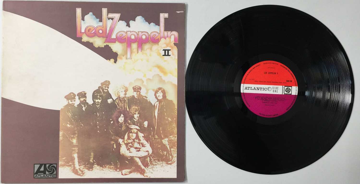 Lot 10 - LED ZEPPELIN - II LP (PLUM/ RED - WRECK MISPRINT - ATLANTIC 588198)